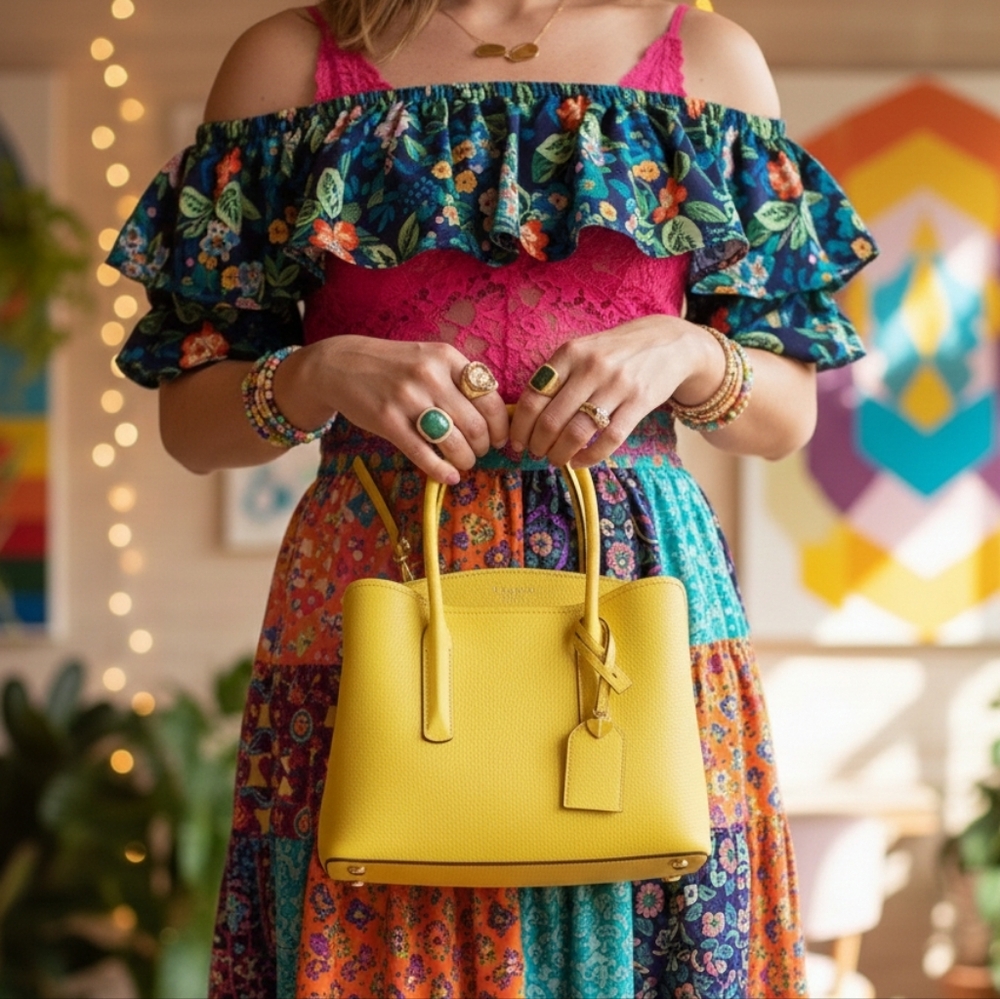 NWOT Kate Spade Modern Contemporary Eclectic Grain Leather Margaux Mini Satchel - Picture 11 of 11